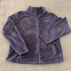 Gray XL North Face Zip Up